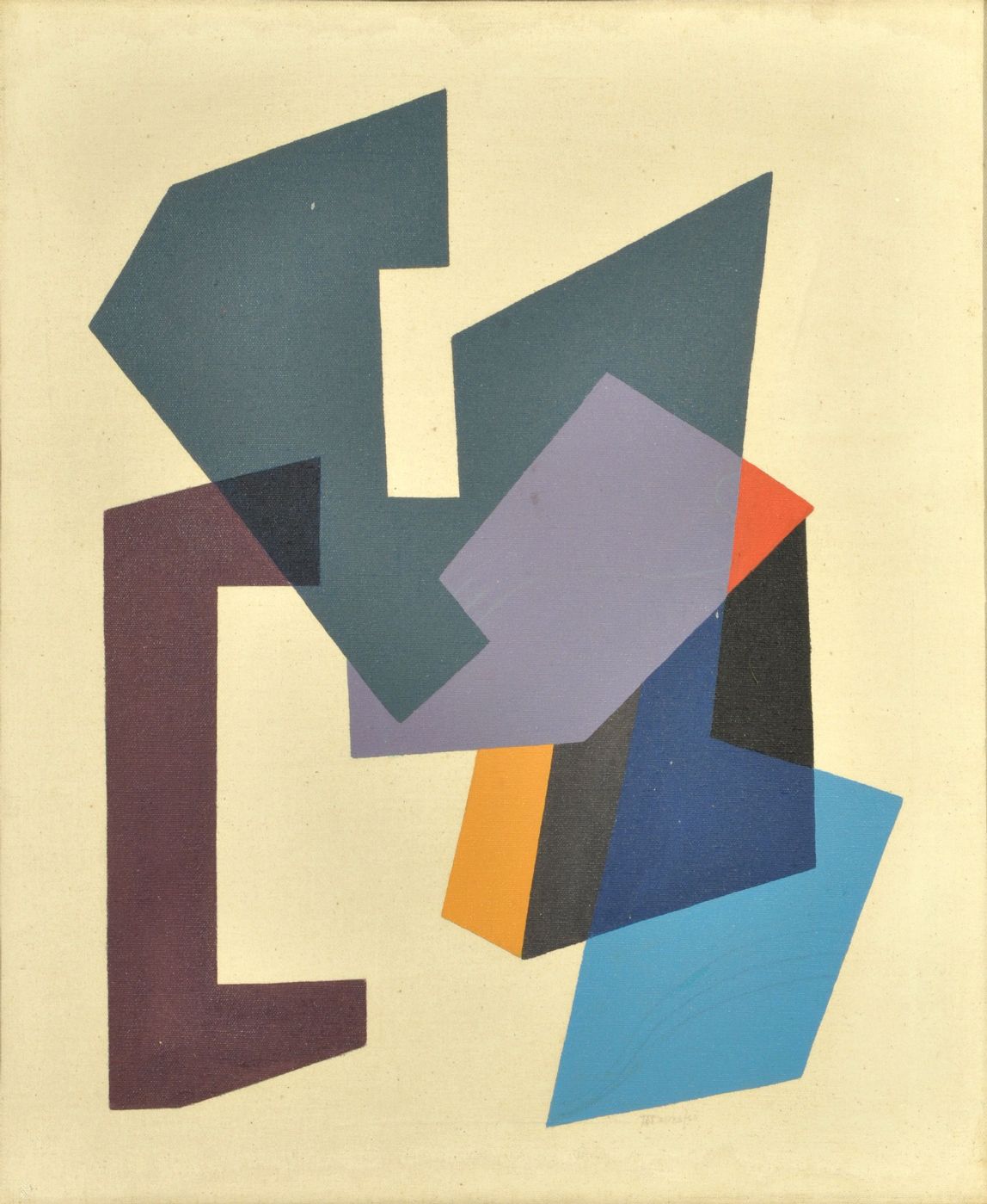 "Sensazioni costruttive" (poetica futurista), 1969 circa